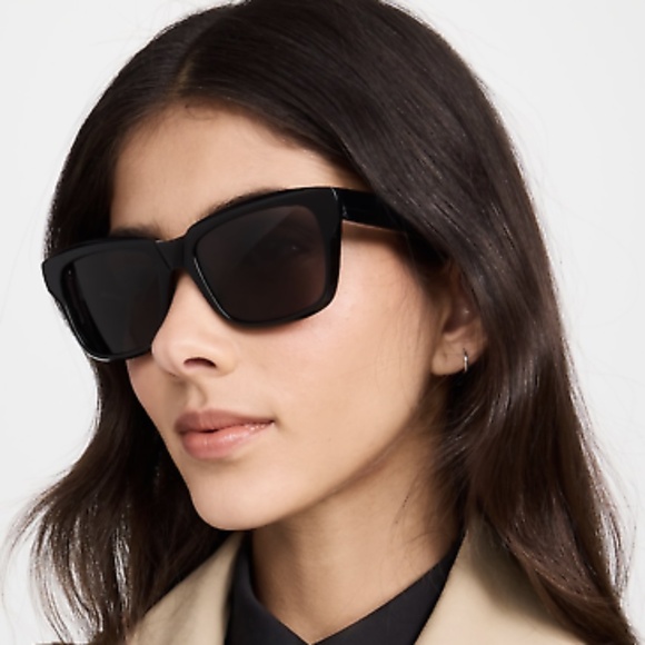 NEW BB0346S 001 BALENCIAGA BLACK SQUARE WOMEN SUNGLASSES main image 9